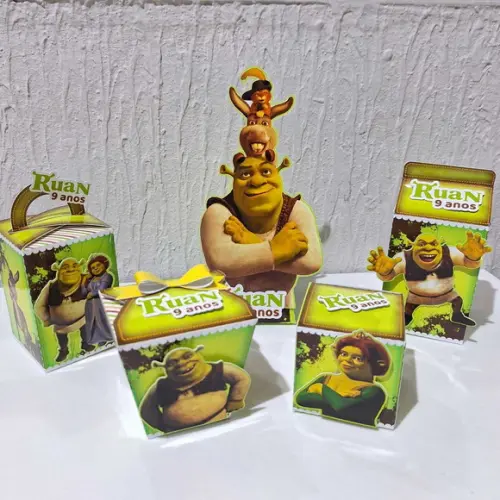 Kit Caixinhas - Shrek ( 50 Itens)