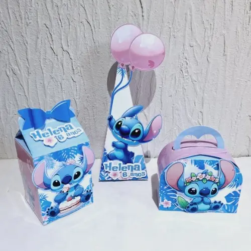 Kit Caixinhas - Stitch (30 Itens)
