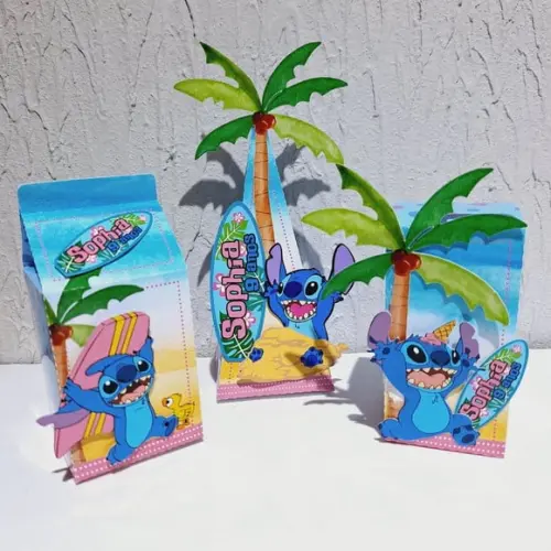 Kit Caixinhas - Stitch (30 Itens)