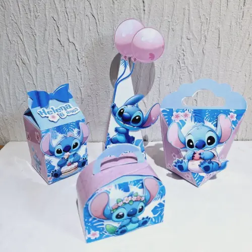 Kit Caixinhas - Stitch (40 Itens)