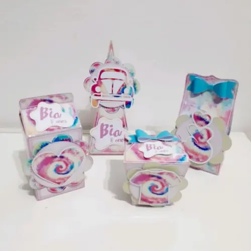 Kit Caixinhas - Tie Dye ( 40 Itens )