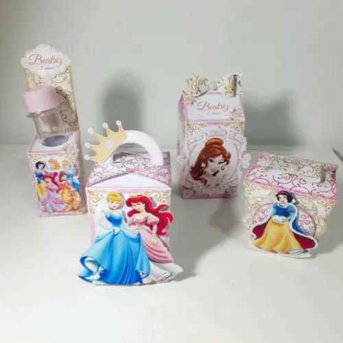 Kit Caixinhas Princesas Disney (40 Itens)