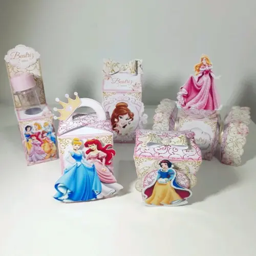 Kit Caixinhas Princesas Disney (50 Itens)