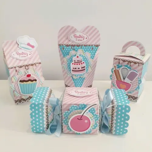 Kit Caixinhas- Confeitaria ( 40 Itens )