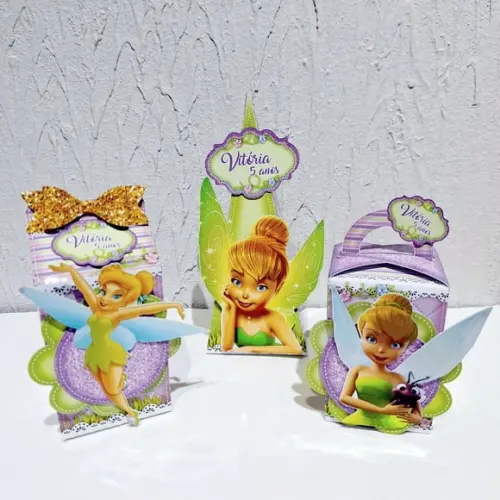 Kit Caixinhas- Tinker Bell - Sininho (30 Itens )