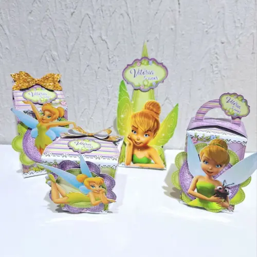 Kit Caixinhas- Tinker Bell - Sininho (40 Itens )