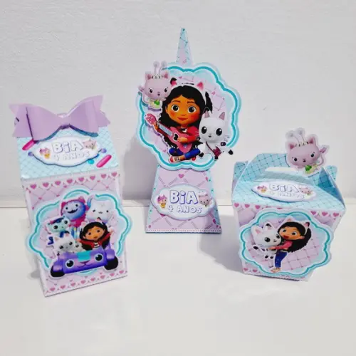 Kit Casa Mágica da Gabby ( 30 Itens)