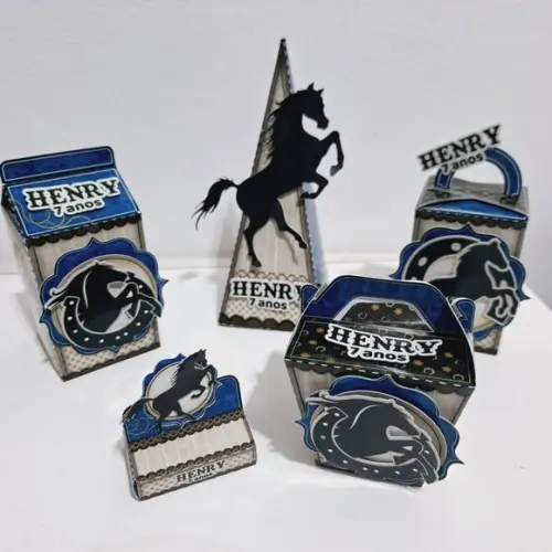 Kit Cavalos - 50 Itens