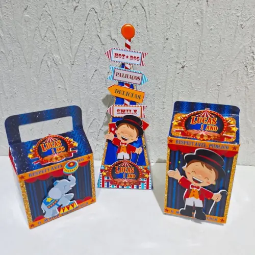 Kit Circo Vintage ( 50 Caixas )