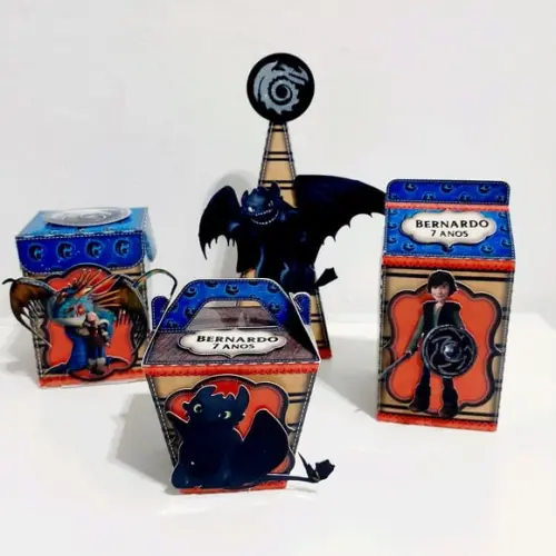 Kit Como Treinar o Seu Dragão (40 Itens)