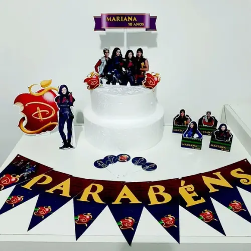 Kit Descendentes - Festa em Casa (32 Itens)