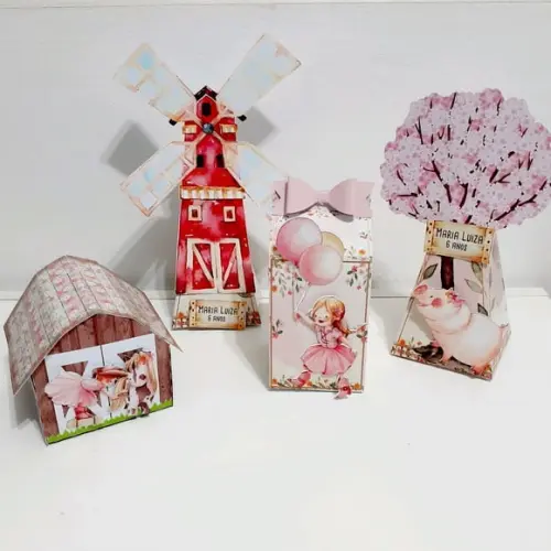 Kit Fazendinha Menina (40 Itens)