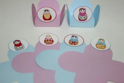 Kit Forminhas para Doce - Matrioska