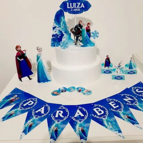 Kit Frozen - Festa em Casa (32 Itens)