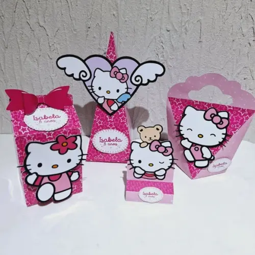 Kit Hello Kitty - Pink - 40 Itens
