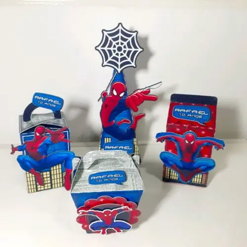 Kit Homem Aranha - 40 Itens