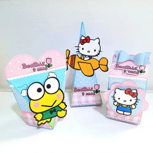 Kit Hello Kitty e Amigos - 30 Itens