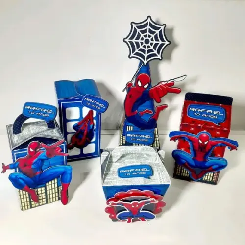 Kit Homem Aranha - 50 Itens