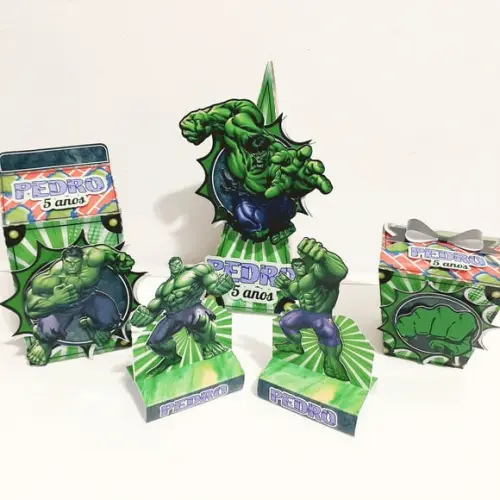 Kit Hulk - 50 Itens