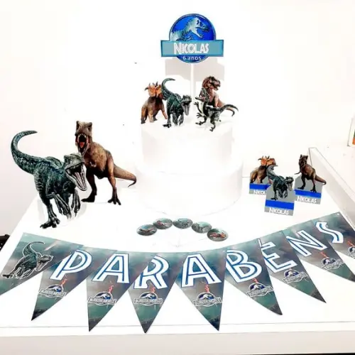Kit Jurassic World - Festa em Casa (32 Itens)