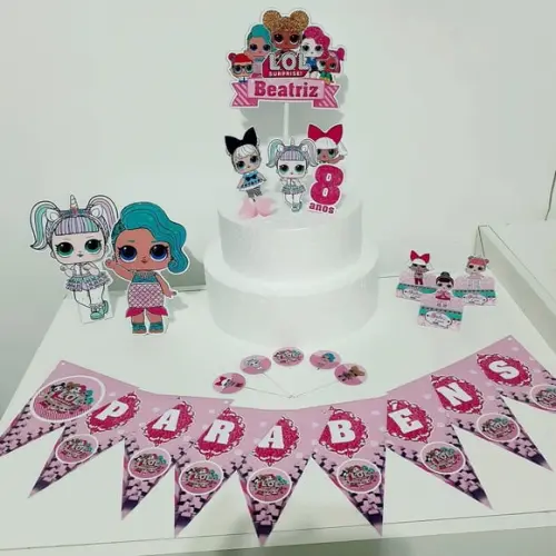 Kit Lol Surprise - Festa em Casa (32 Itens)