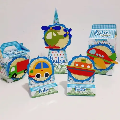 Kit Meio de Transporte - (50 Itens)