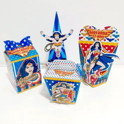 Kit Mulher Maravilha - 40 Itens