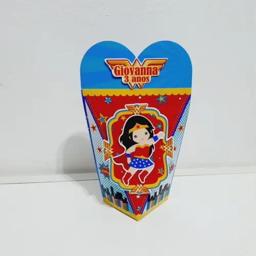 Kit Mulher Maravilha Cute - 40 Itens