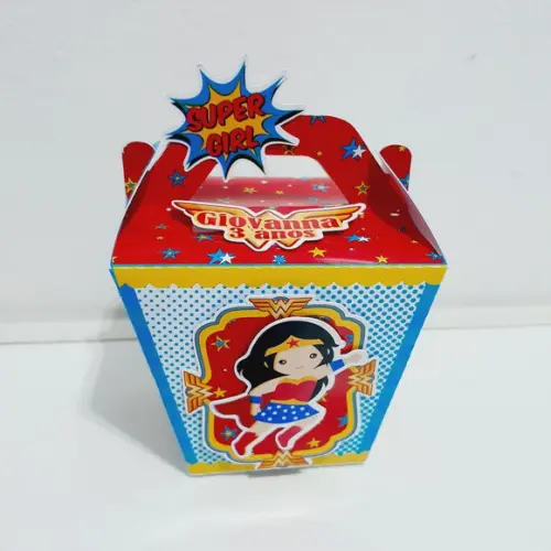 Kit Mulher Maravilha Cute - 40 Itens
