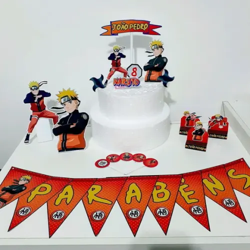 Kit Naruto - Festa em Casa (32 Itens)