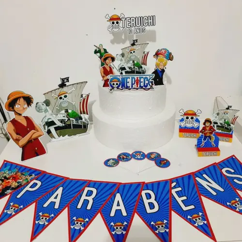 Kit One Piece - Festa em Casa (32 Itens)
