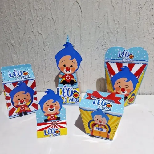 Kit Palhaço Plim Plim - 50 Itens
