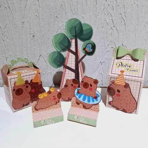Kit Personalizados - Capivara ( 50 Caixas )
