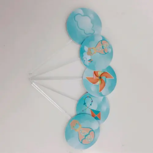 Kit Pipa, Catavento e Balão - Festa em Casa (32 Itens)
