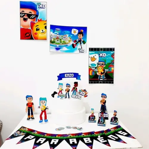 Kit Pk Xd- Festa em Casa (40 Itens)
