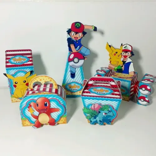 Kit Pokemon - 75 Itens