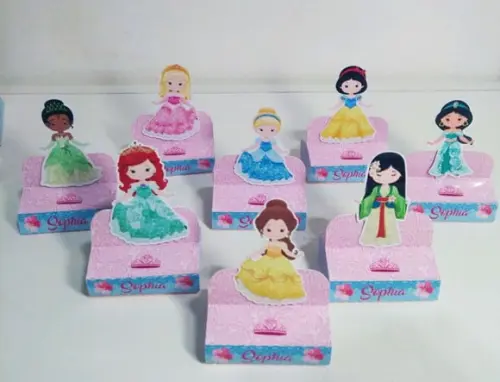 Kit Porta Bis Duplo Princesas (24 Itens)