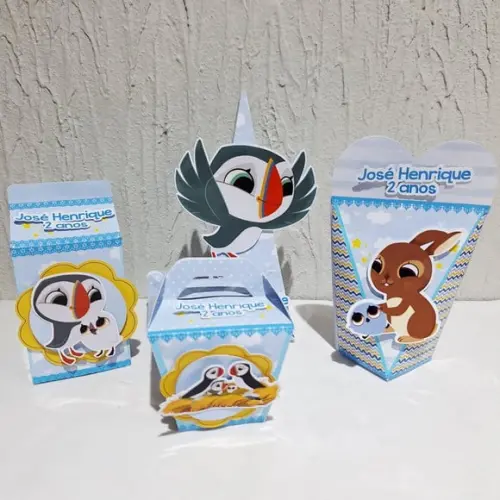 Kit Puffin Rock (40 Itens)