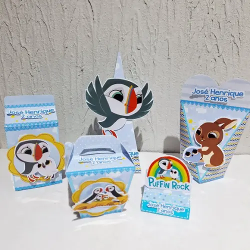 Kit Puffin Rock ( 50 Itens)
