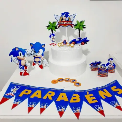 Kit Sonic - Festa em Casa (32 Itens)