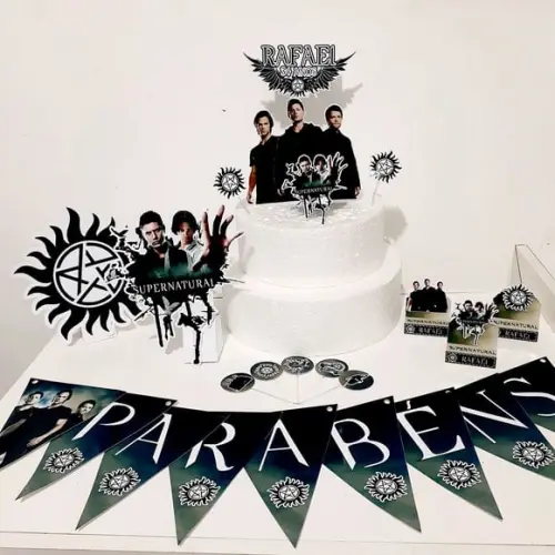 Kit Supernatural- Festa em Casa (32 Itens)