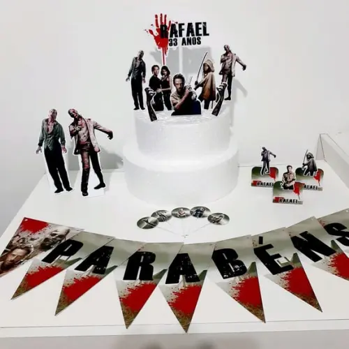 Kit The Walking Dead - Festa em Casa (32 Itens)