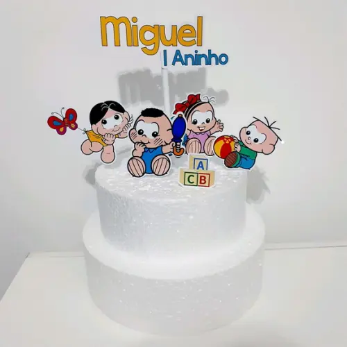 Kit Turma da Monica Baby - Festa em Casa (32 Itens)