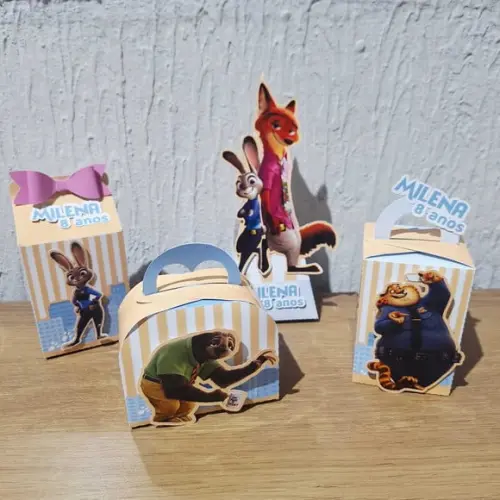 Kit Zootopia 2 - 40 Itens