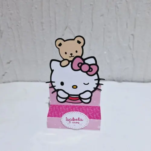 Porta Bis - Hello Kitty Pink