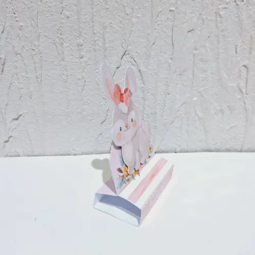 Porta Bis Duplo - Bosque Aquarela Rosa