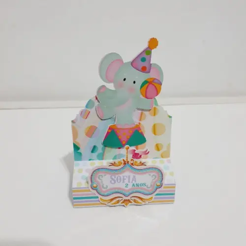 Porta Bis Duplo - Circo Rosa