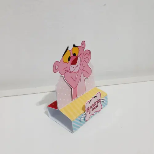 Porta Bis Duplo - Pantera Cor de Rosa