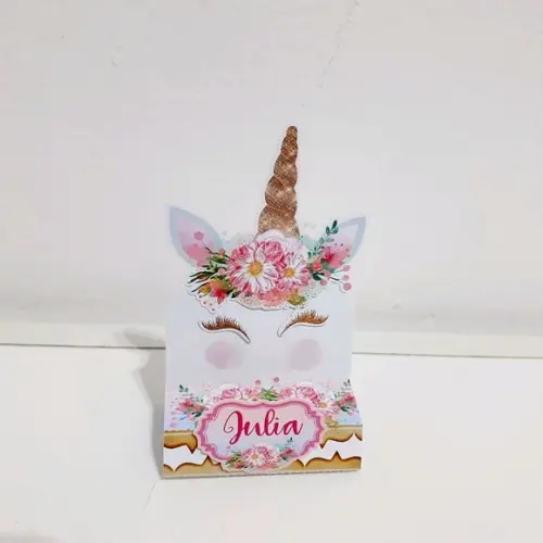 Porta Bis Duplo - Unicórnio Dourado