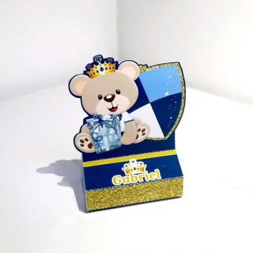 Porta Bis Duplo - Ursinho Realeza